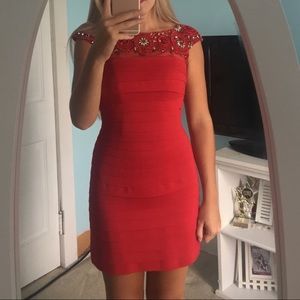 Sherri Hill red dress! Only worn twice!